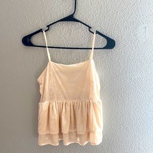 Crushed velvet tank top.